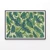 Lush Green Leaves Set  Print 100% Australian Made 90x60cm  (Poster)