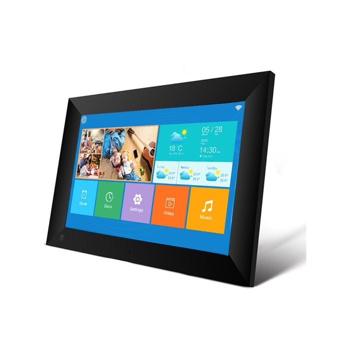 10.1" Digital Photo Frame with Smart APP 16GB Memory - Black