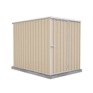 Absco Sheds 1.52 x 2.26 x 1.80m Classic Cream Basic Single Door Garden Shed