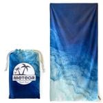 METEOR 180x90cm Extra Large Sand-Free Beach Towel (Tide)