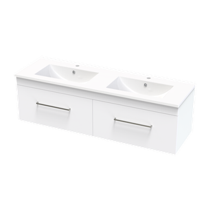 Clearlite Bathrooms 1500mm White Cashmere Valley Wall Hung Vanity