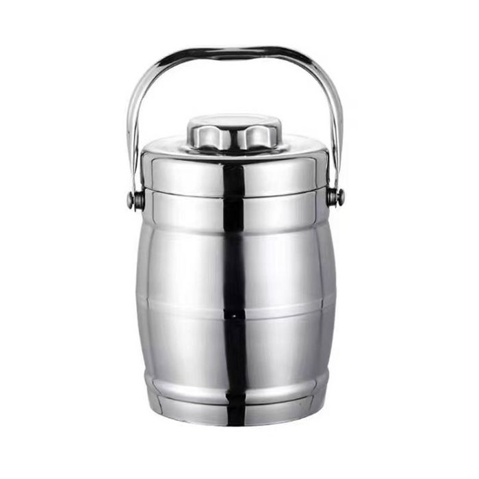 vacuum-insulated thermal food container lunch box 2 L stainless steel