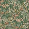 Flower Field Emerald Green, Wallpaper 10.05m x 53cm Wallpaper Boutique