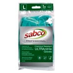 Sabco Large Professional Ultra Nitrile Chemical Resistant Gloves - 1 Pair