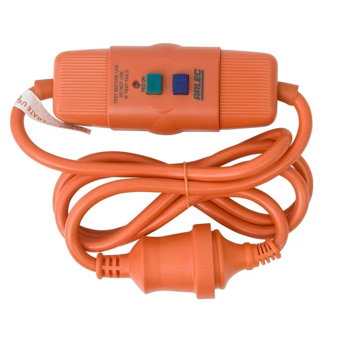 Arlec 1.8m In-Line Safety Switch Heavy Duty Extension Lead
