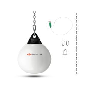 Costway 50kg Water Punching Bag Aqua Boxing Bag Heavy Duty Punch Bag W/chain Home Gym Outdoor
