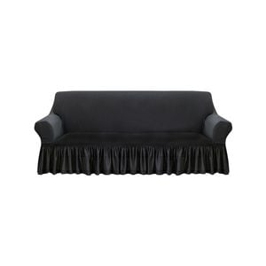 SOGA 3-Seater Dark Grey Sofa Cover