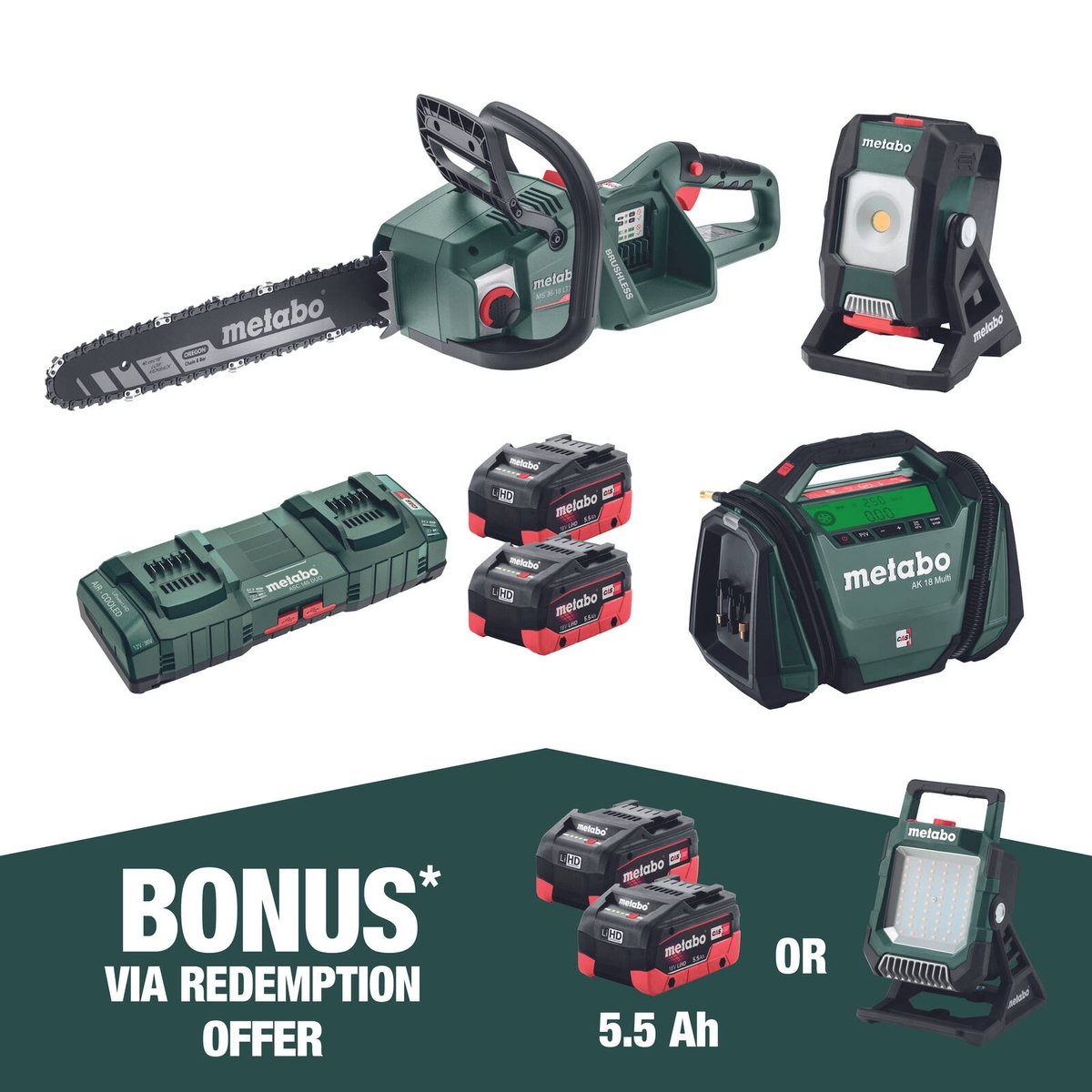 Metabo 18V Camping Kit AU68308100 - Bunnings Australia