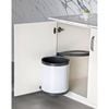 Practa Solutions 15L White Swing Bin