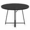 Costway 118cm Dining Table For 4-6 Kitchen Diner 8 Leg Cross Base Black