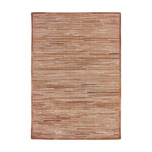 Colorscope contemporary indoor rug premium soft hide leather caramel 160x230cm