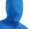 2nd Skin Full Head to Neck Face Mask Adult Halloween Costume Accessory for Sports Fans Blue Colour, ADULT