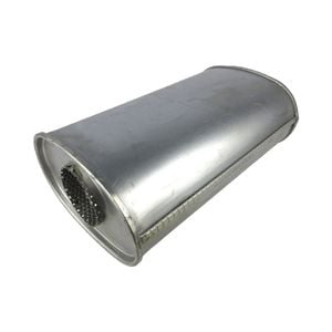 Redback 3" Performance Muffler Centre/centre - 8" X 5" Oval, 14" Long, Aluminised Steel