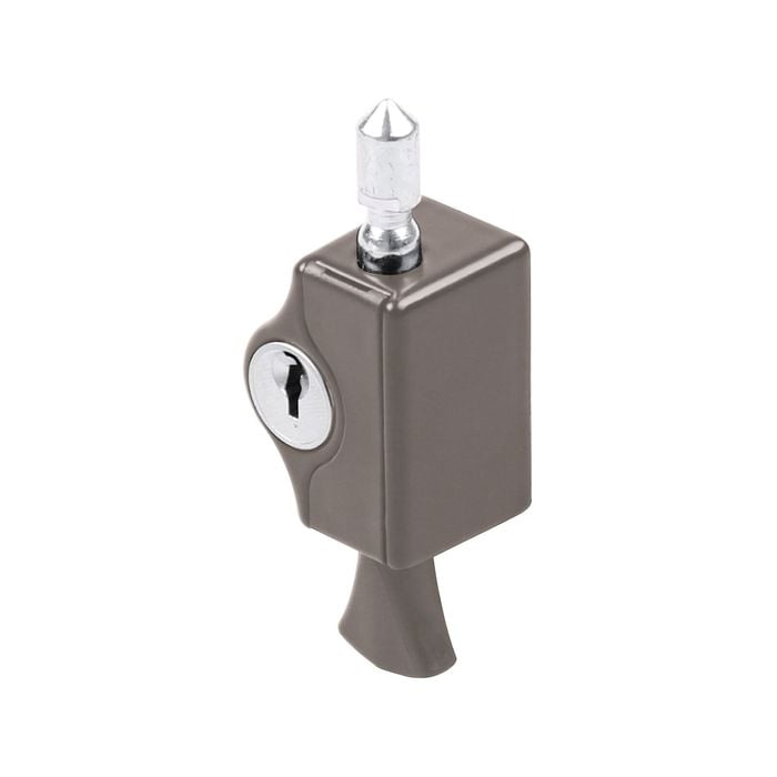 Yale Brown Pushlock Window Lock