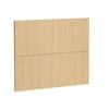 Kaboodle 900mm Oak Latte Modern 2 Drawer Panels