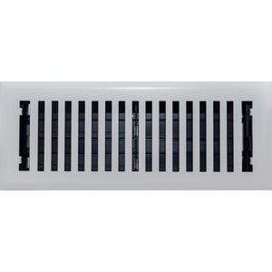 Accord 10 x 30cm White Brooklyn Floor Vent