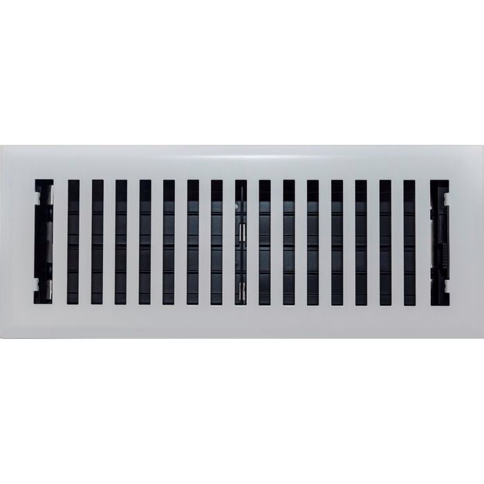 Accord 10 x 30cm White Brooklyn Floor Vent
