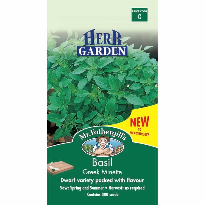 Mr Fothergill's Basil Greek Minette - 300 Seeds
