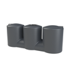 Melro Tanks 2000L Metal Grey Slimline 2007 Poly Water Tank