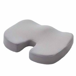 Ergonomic U-Shaped Memory Foam Seat Cushion - Coccyx Relief & Posture Support