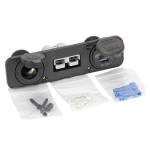 Exotronic 50A Anderson, Cig, USB & USB-C Socket Flush Mount Panel