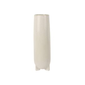 Maine & Crawford Emani 36x11cm Ceramic Flower Vase - Cream