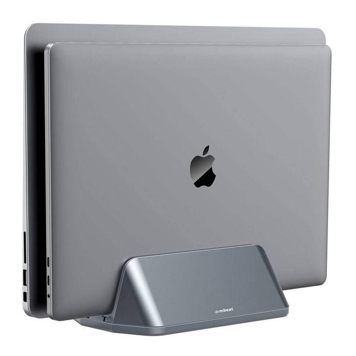 mBeat Stage S5 Adjustable Dual Bay Tablet/Laptop/MacBook Vertical Stand - Space Grey