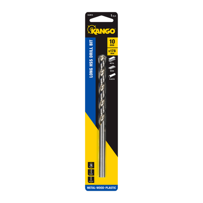 Kango 10mm Long Series HSS Drill Bit