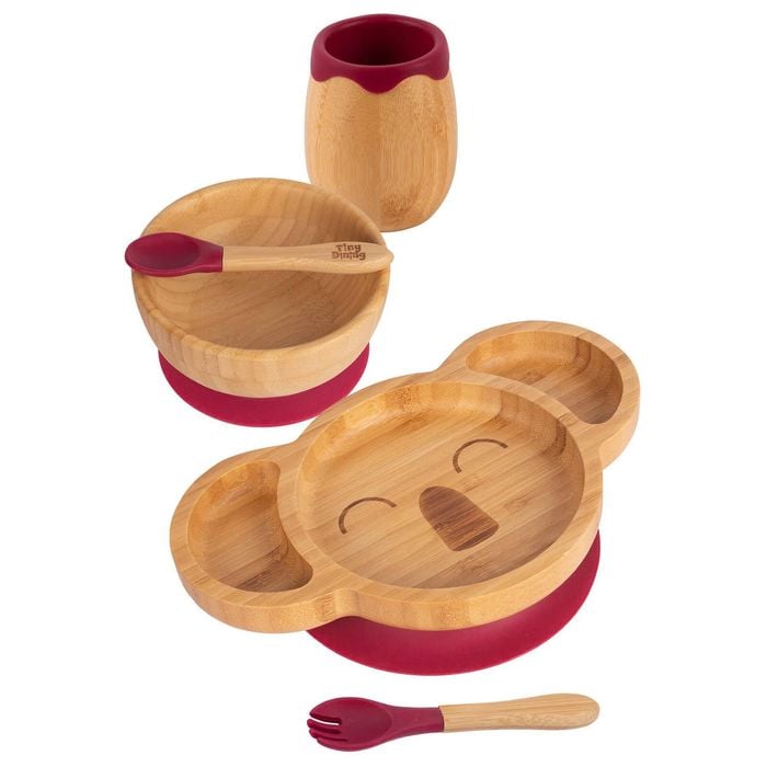Tiny Dining 5pc Bamboo Koala Baby Weaning Set
