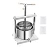 Vevor 1.45 Gal Fruit Wine Press White 2 Stainless Steel Barrels Cider Apple Making