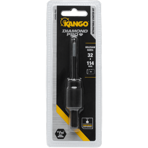 Kango 32-114mm Diamond Pro Arbors With Retractable Starter Bits