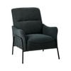 Oikiture Set of 2 Armchair Corduroy Fabric Lounge Chair Accent Chair