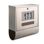Sandleford Stainless Steel Solar Letterbox
