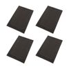 4PK Christy Sovereign Bath Mat Combed Cotton 1000GSM Plush Luxurious Graphite