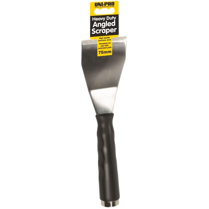 UNi-PRO 75mm Angled Heavy Duty Paint Scraper