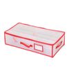 Catzon Christmas Ornament Storage Box Dustproof with Customizable Dividers-61x31x17cm