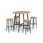 SIMPO Bella 5-Piece Outdoor Bar Setting
