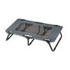 Tedi's Foldable Elevated Dog Bed with Handle M Size in Dark Grey