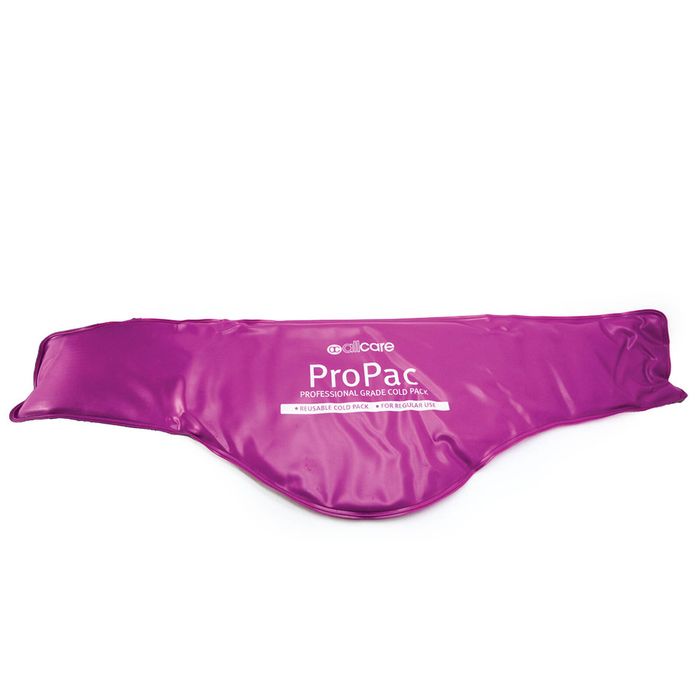 Allcare Pro-Pac Professional Cold Pack - Reusable Gel Ice Pack - Neck - 58cm (Magenta)