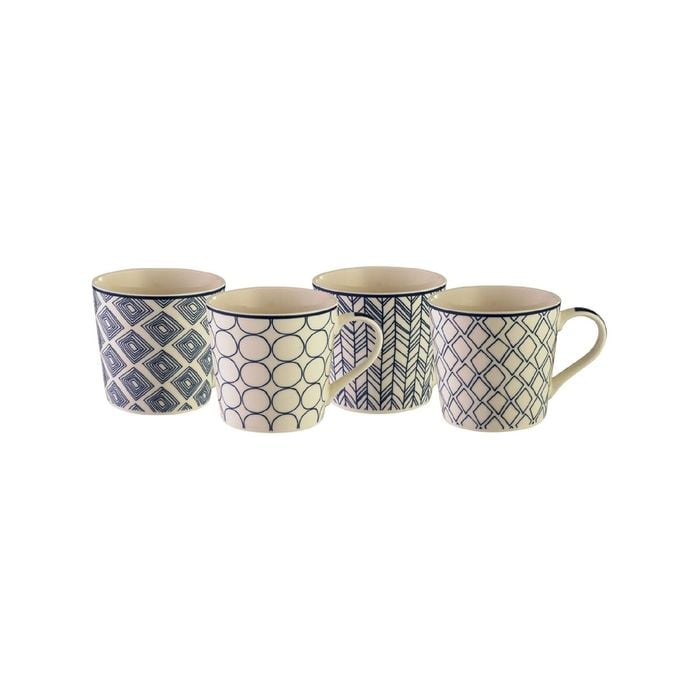 Bundanoon New Bone China Coffee & Tea Mugs - 425ml Mod Contempo
