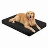 Petzly Dog Bed Mat for Pet Machine Washable Cover Waterproof Liner Black Large