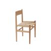 benssur GROVE Solid White Oak Paper Rope Dining Chair Natural