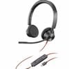 Microsoft Poly Blackwire 3325 Wired Headset - Black - Teams Certified