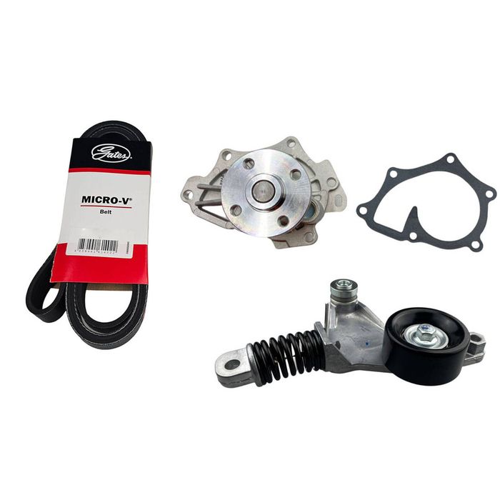 Drive Belt Water Pump & Tensioner For Toyota Camry ACV40 RAV4 ACA33 ACA38 2AZFE