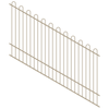 ProtectorAl 1201-2400W x 1500H Paperbark Loop Top Pool Fence Panel Raked 16-30º