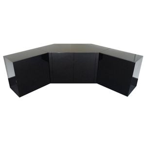 Standford Black Corner TV Cabinet