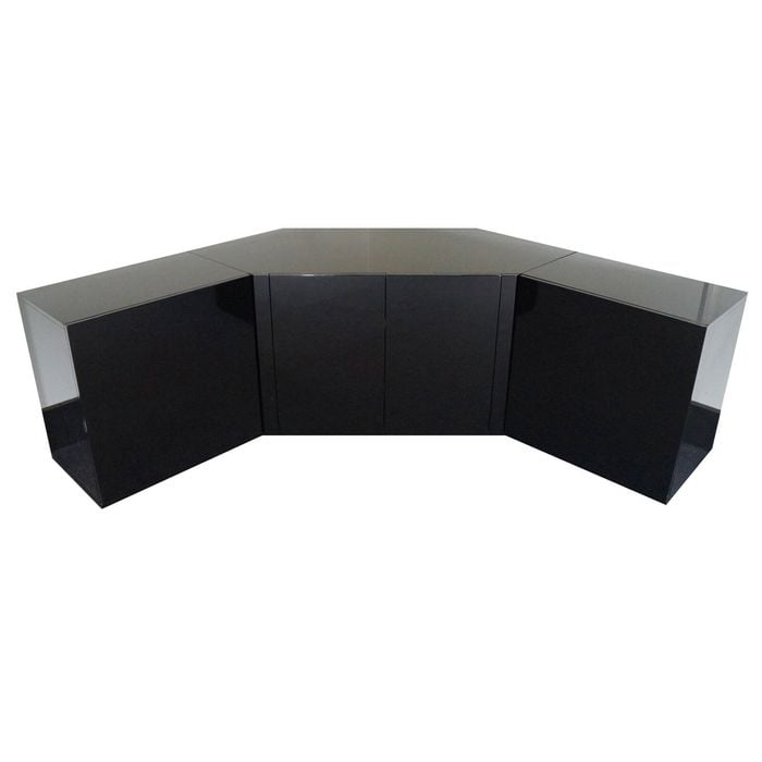 Standford Black Corner TV Cabinet