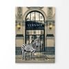 Luxury Fashion Store with Zebra Print 100% Australian Made 60x90cm (Stretched Canvas)
