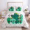 3D Flower Cactus 364 Bed Pillowcases Quilt King Size