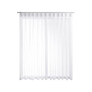 Riva 3401-3700 x 501-1000mm Custom Made Huntley Triple Pinch Pleat Sheer Curtain & Track